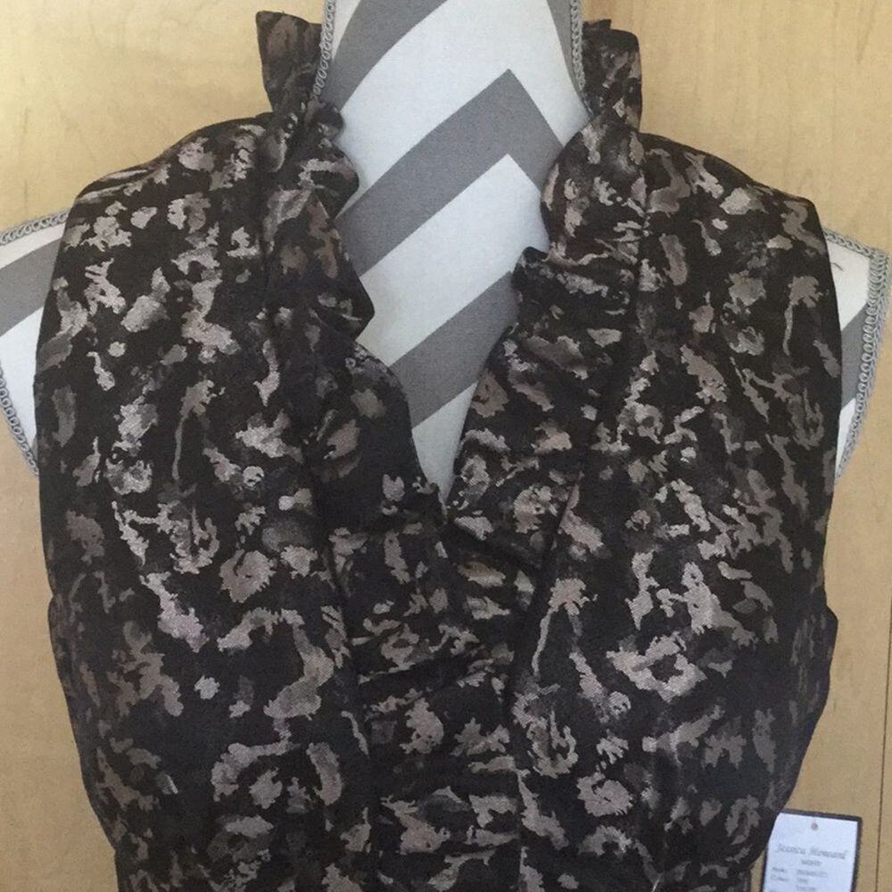Jessica Howard Women's Ruffle Neck imperia… - Picture 3 of 8